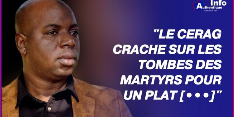 Guinée: « Le CERAG crache sur les tombes des martyrs pour un plat de lentilles », Souleymane Souza Konaté