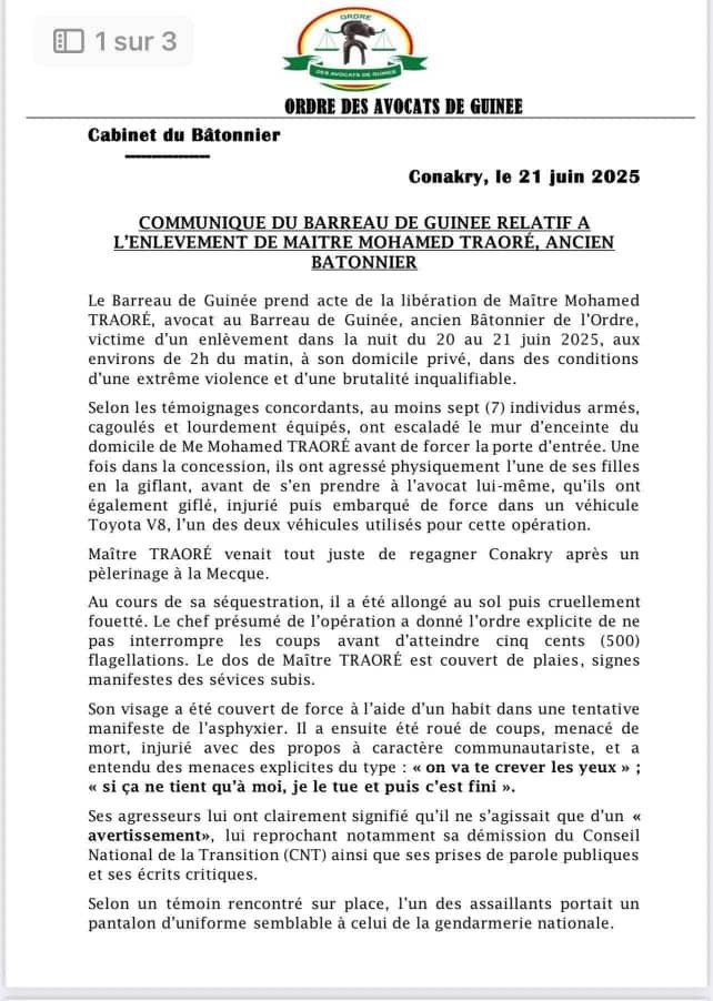 Le communiqué en image 