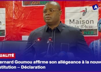 Dr Bernard Goumou affirme son allégeance à la nouvelle Constitution – Déclaration