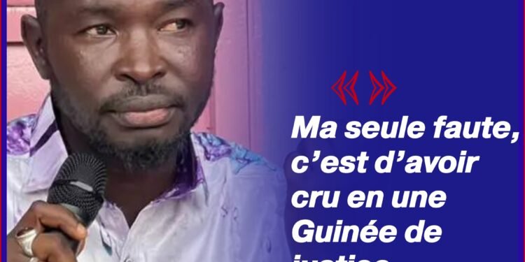 Abdoul Sacko brise le silence : “Ma seule faute, c’est d’avoir cru en une Guinée de justice”