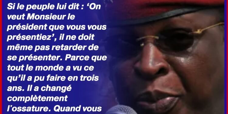 Présidentielle du 28 décembre 2025 : Sékouba Konaté soutient une candidature de Mamadi Doumbouya